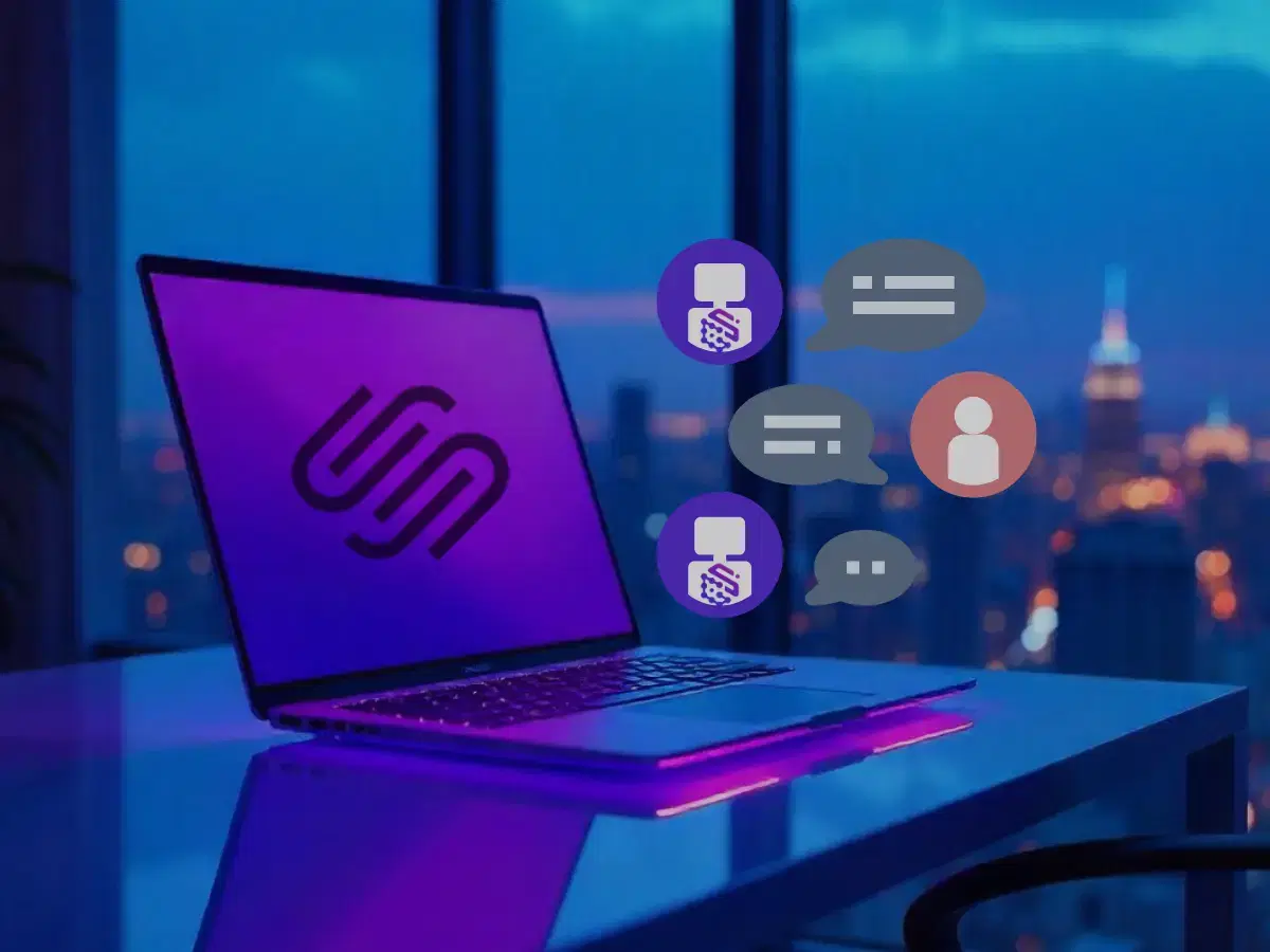 How to Add an AI Agent to Your Squarespace Website (No Code Guide)