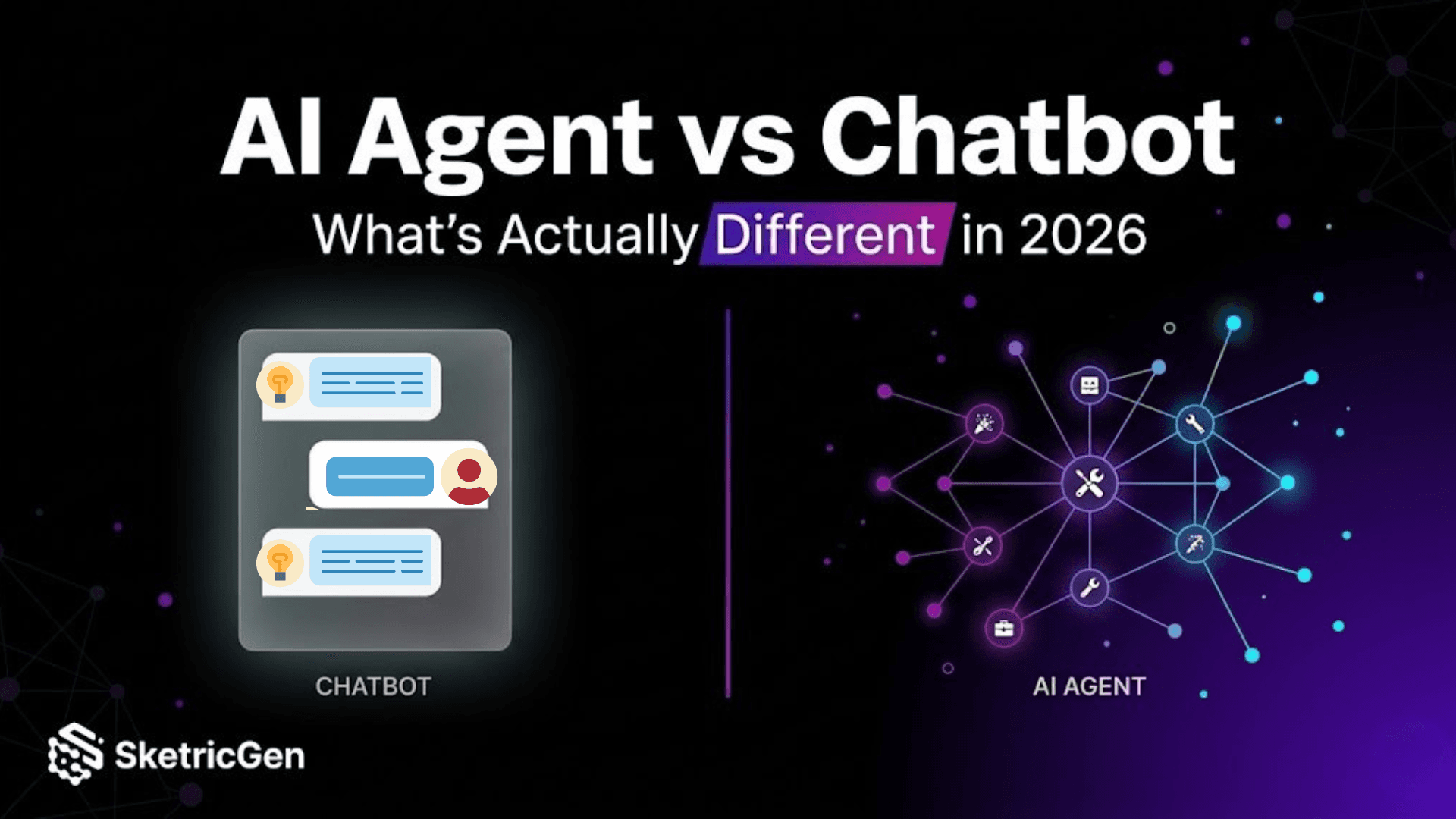 AI Agent vs Chatbot: What's Actually Different in 2026