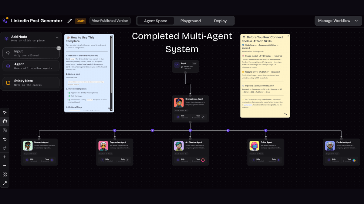 SketricGen Multi-Agent AI system screenshot