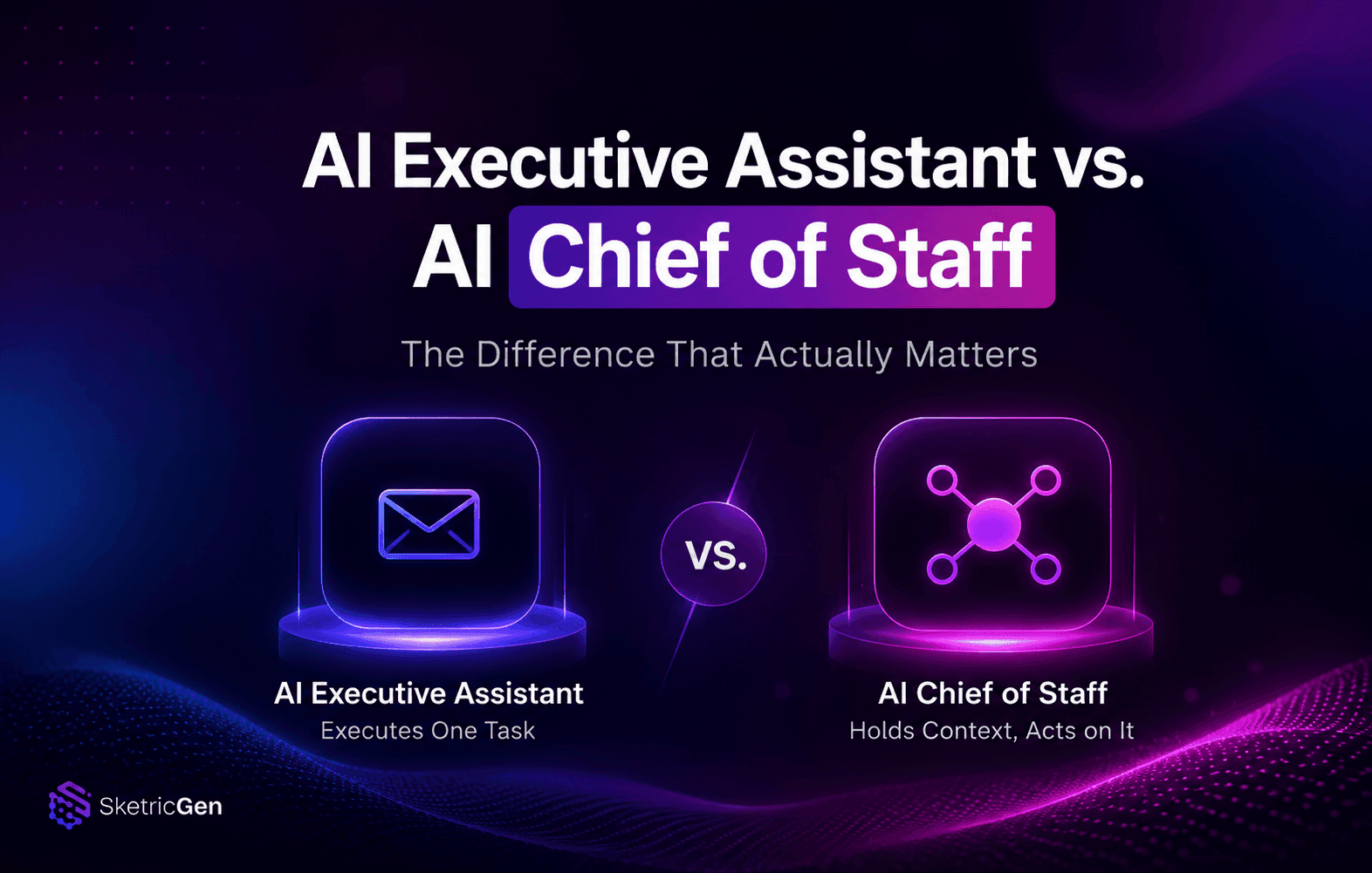 AI Executive Assistant vs. AI Chief of Staff: The Difference That Actually Matters