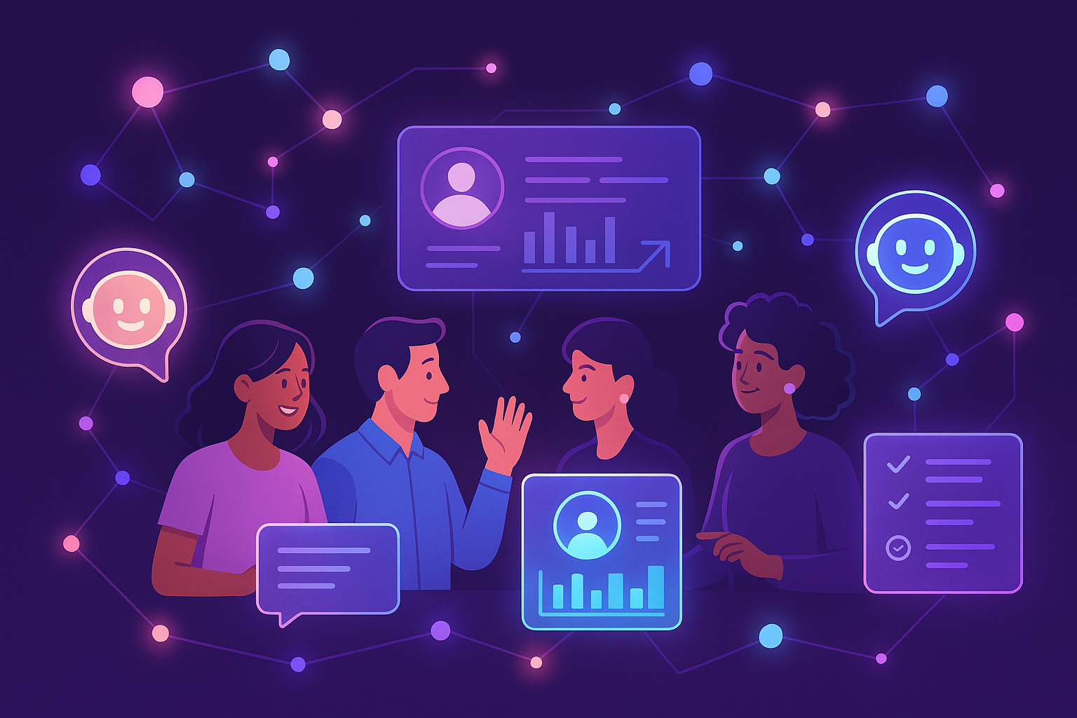 AI Agents Collaborating with Humans